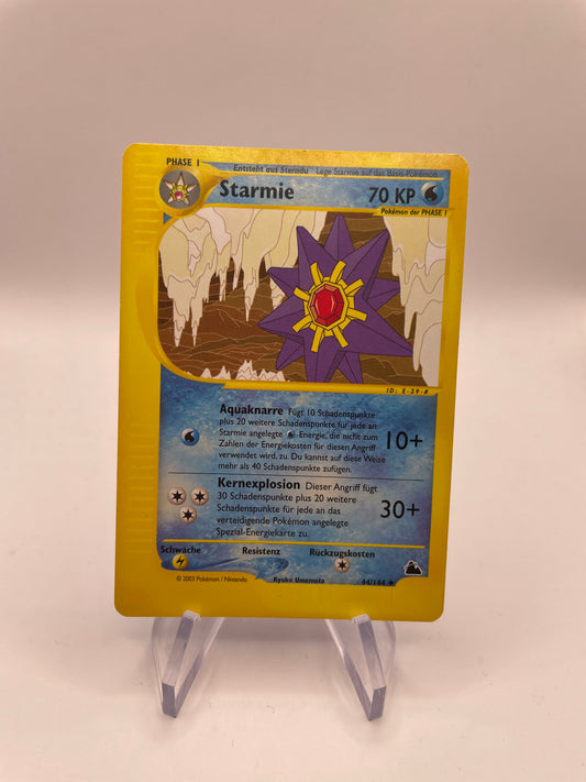 Pokemon Karte E-Series Starmie 44/144 Deutsch