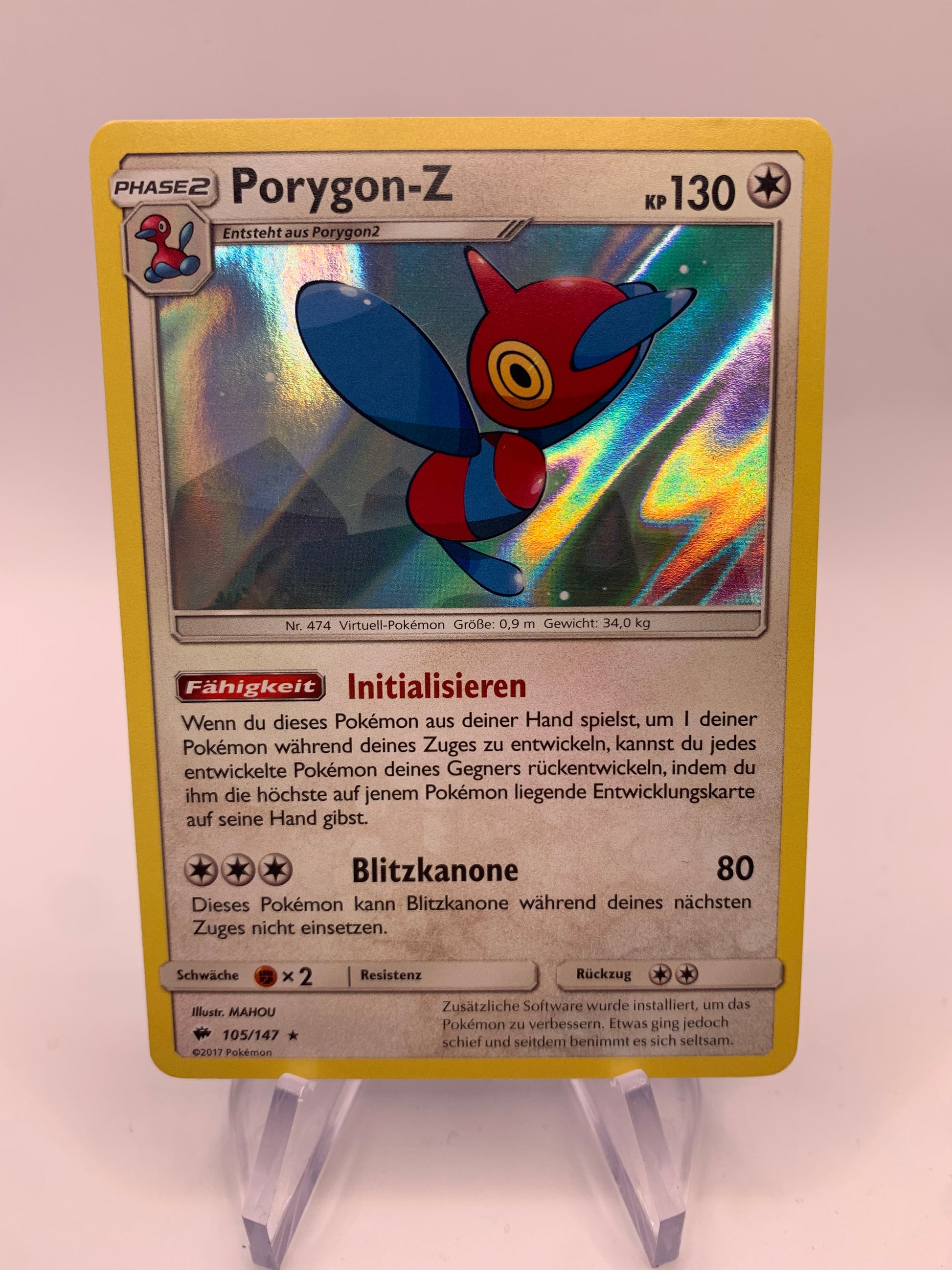 porygon z pokemon cards Pokémon card Holo Porygon-Z 105/147 German – SHPNPokestore