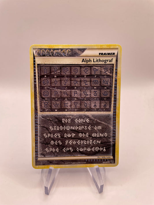 Pokemon Karte Trainer Alph Lithograf Deutsch