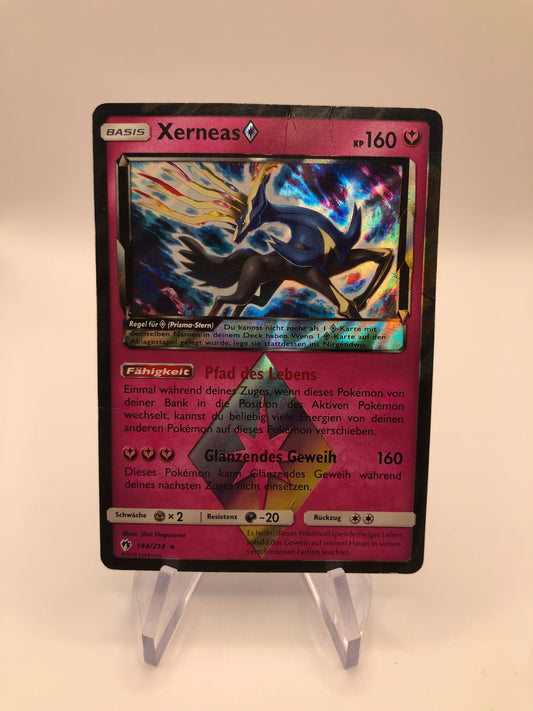 Pokemon Karte Xerneas 144/214 Deutsch