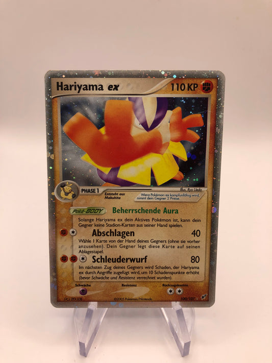Pokemon Karte Ex Hariyama 100/107 Deutsch