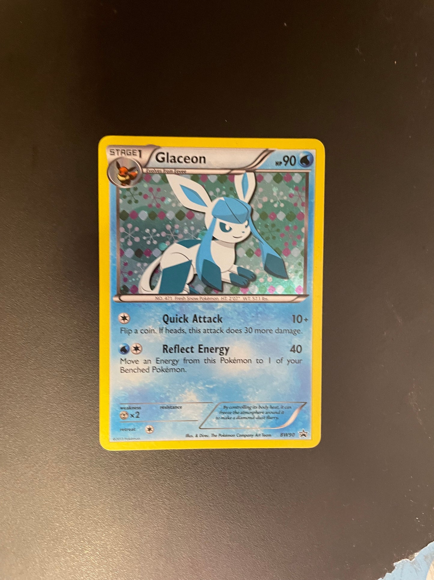 Pokemon Karte Holo Promo Glaziola BW90 Englisch
