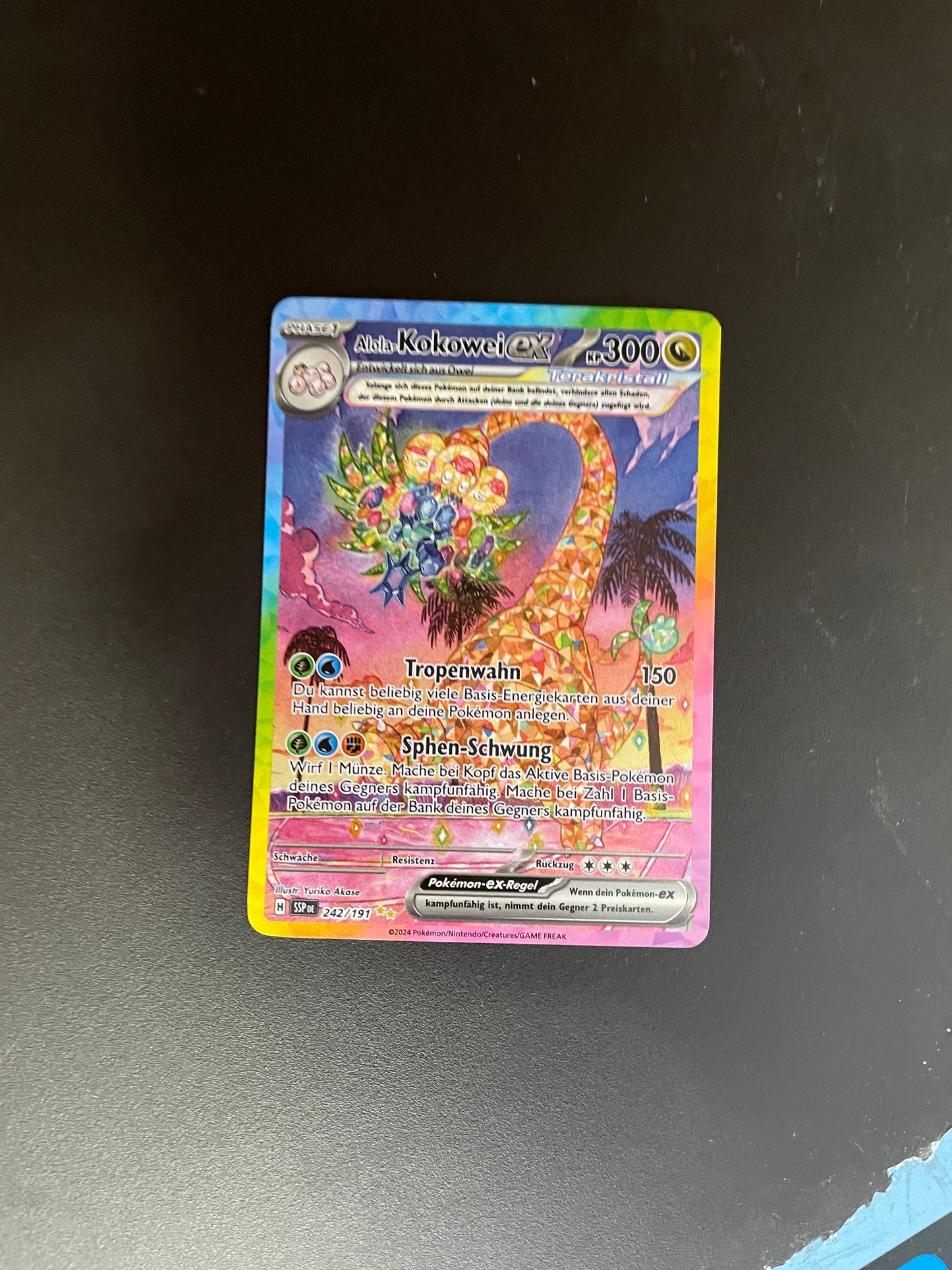 Pokemon Karte Ex Kokowei 242/191 Deutsch