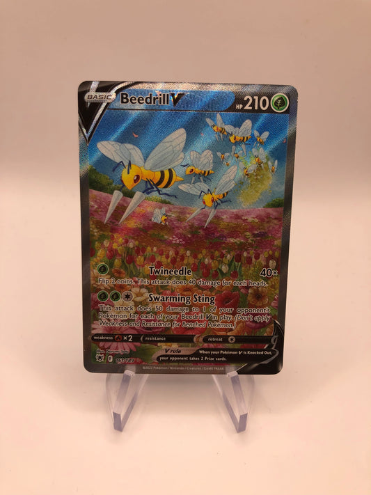Pokemon Karte Alt-Art Bibor 161/189 Englisch