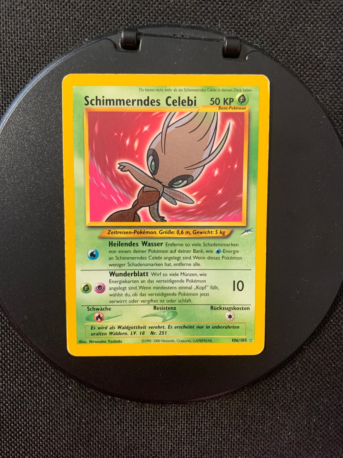 Pokemon Card Shiny Shimmering Celebi 106/105 German