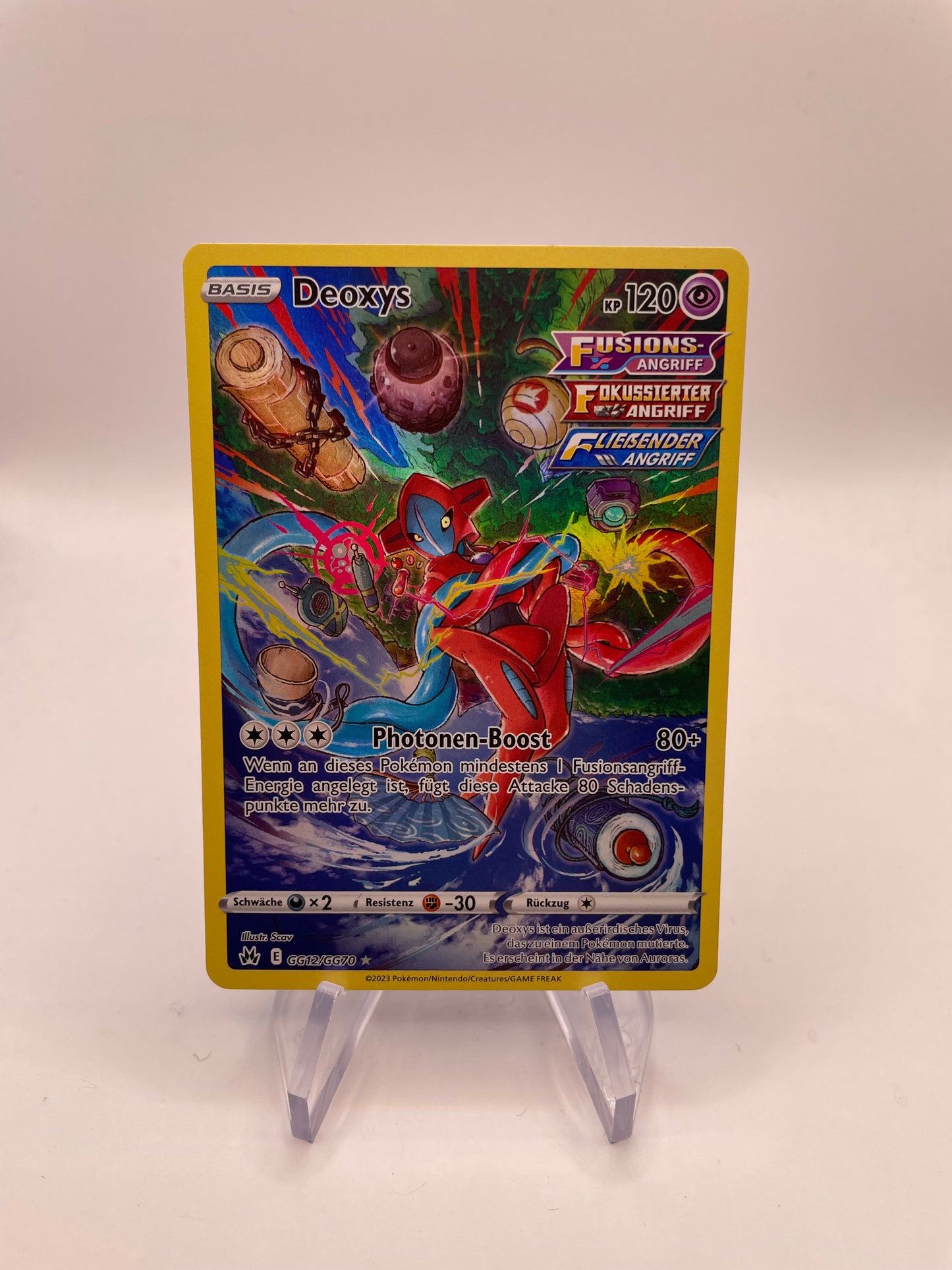 Pokemon Karte Art-Rare Deoxys GG12/GG70 Deutsch