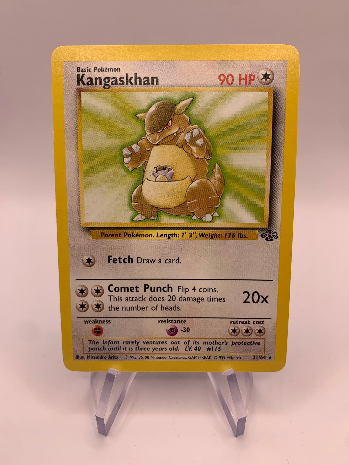 Pokemon Karte Kangama 21/64 Jungel Englisch