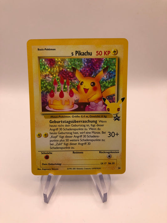 Pokemon Karte Holo Celebration Promo Pikachu 24 Deutsch