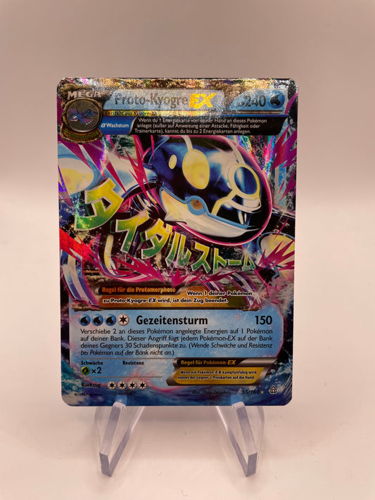 Pokemon Karte EX Mega Proto-Kyogre 55/160 Deutsch