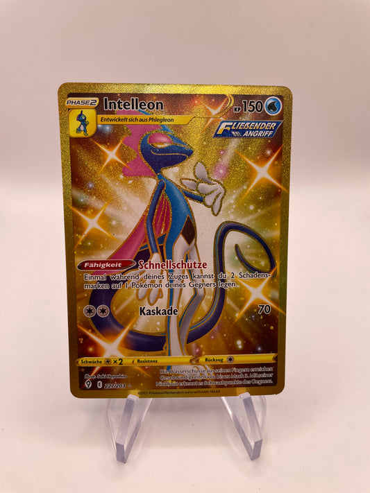 Pokemon Karte Gold Intelleon 227/203 Deutsch