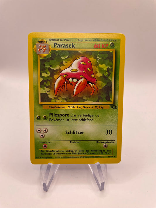 Pokemon Karte Parasek 41/64 Jungel Deutsch