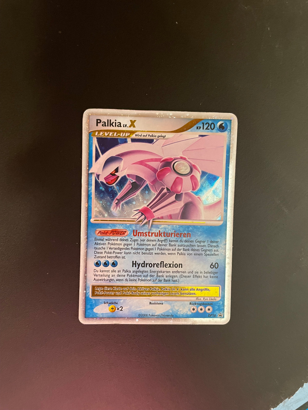 Pokemon Karte Lv.X Palkia DP18 Deutsch