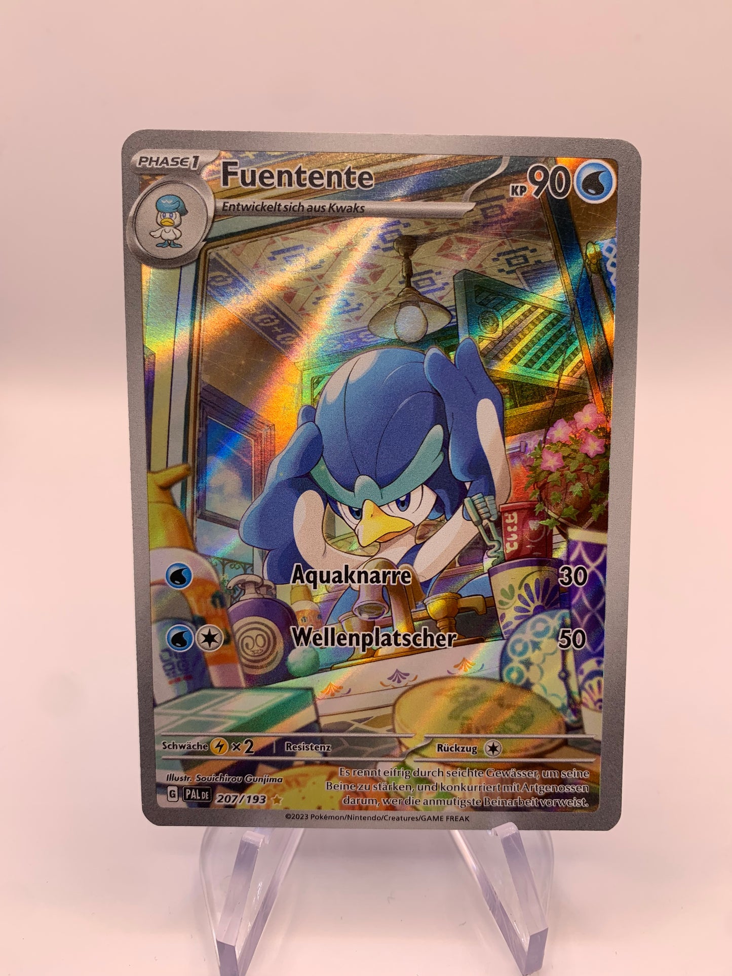 Pokemon Karte Art-Rare Fuentente 207/193 Deutsch