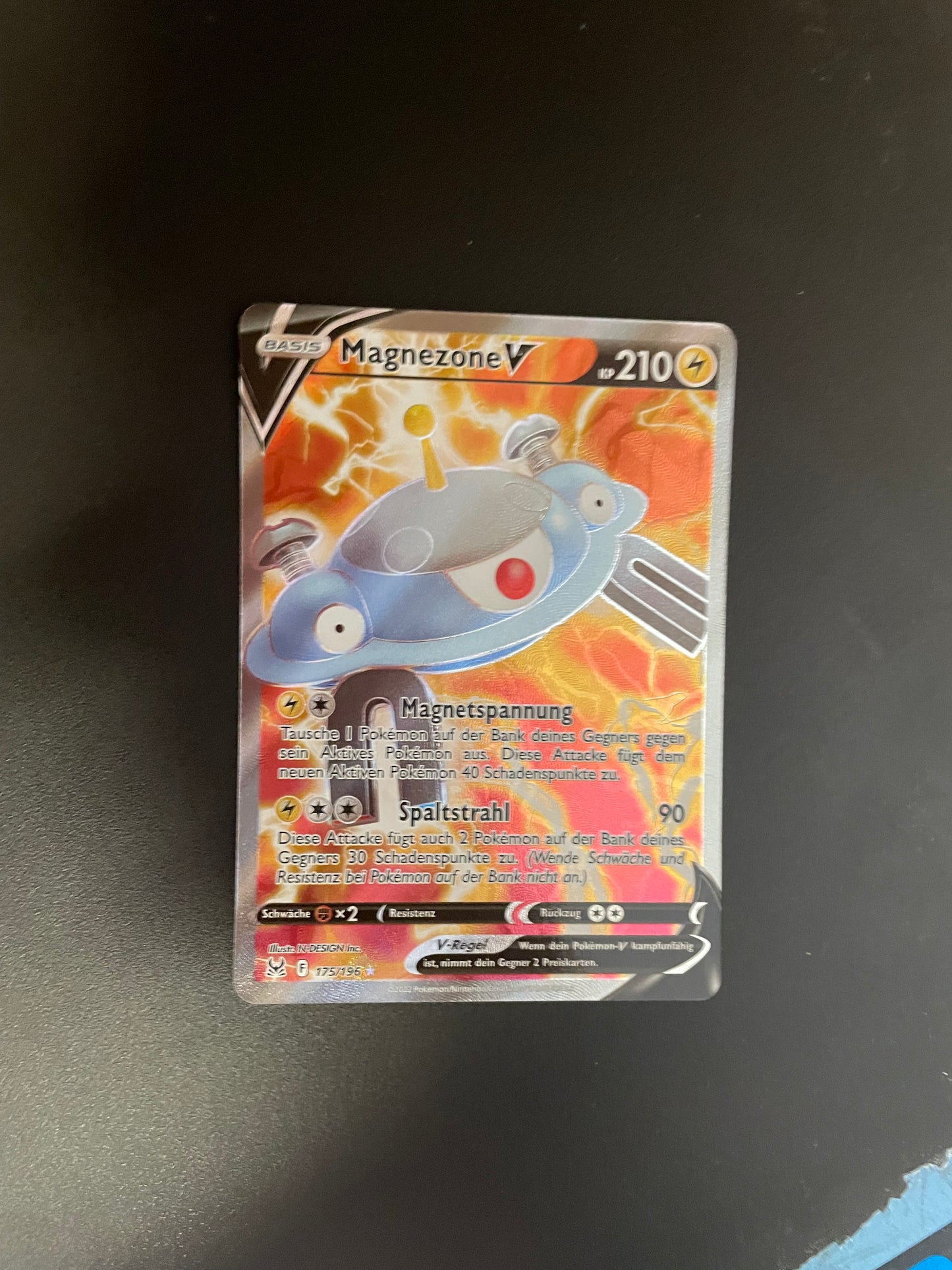 Pokémon Karte V Magnezone 175/196 Deutsch