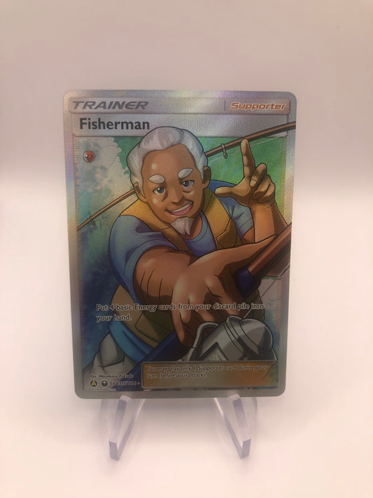 Pokemon Karte Trainer Fisherman SV83/SV94 Englisch