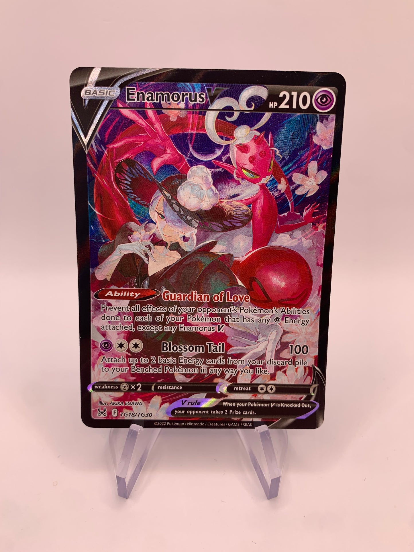 Pokemon Card V Alt-Art Cupidos TG18/TG30 English