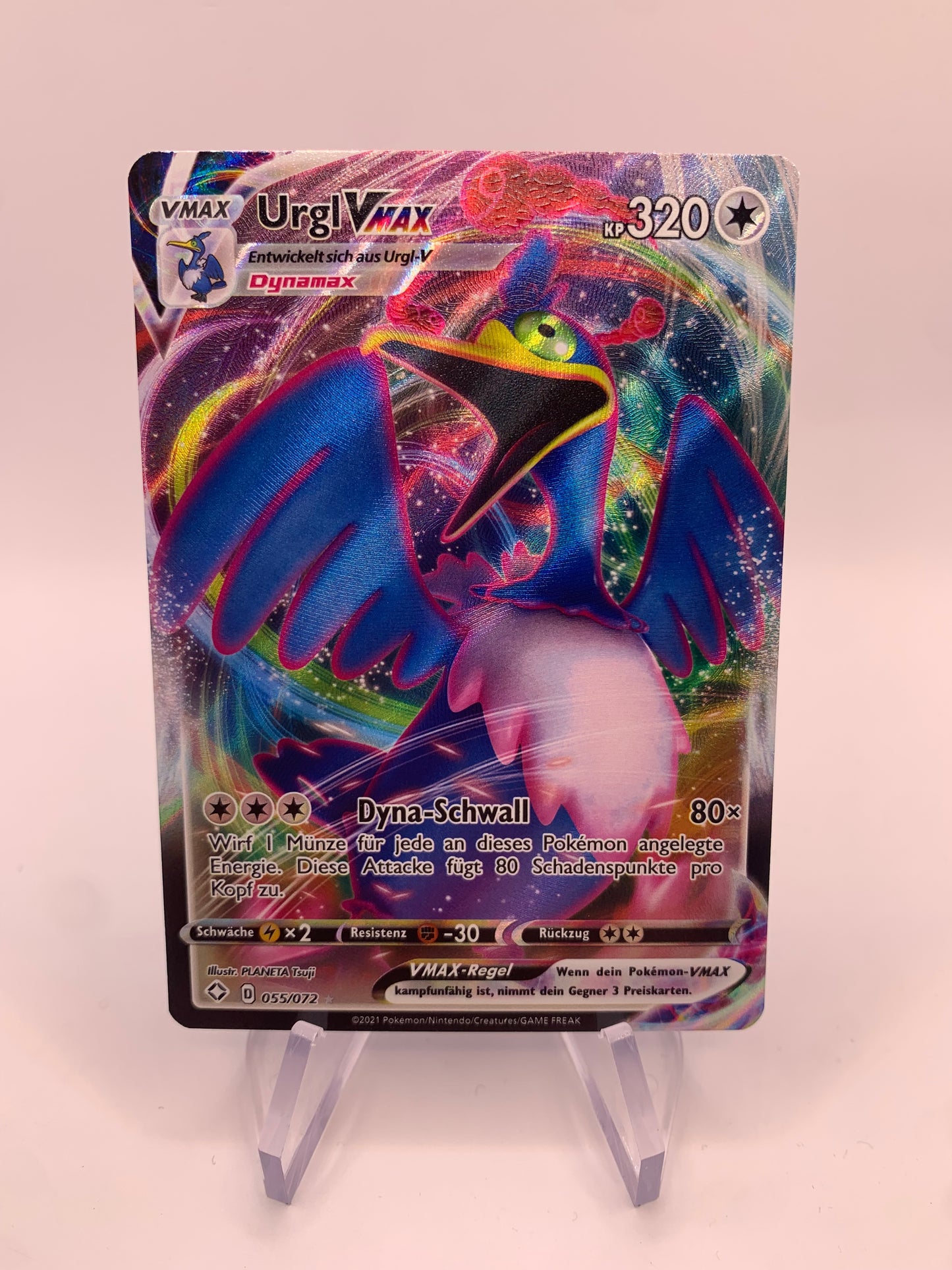 Pokémon card Vmax Urgl 055/072 German