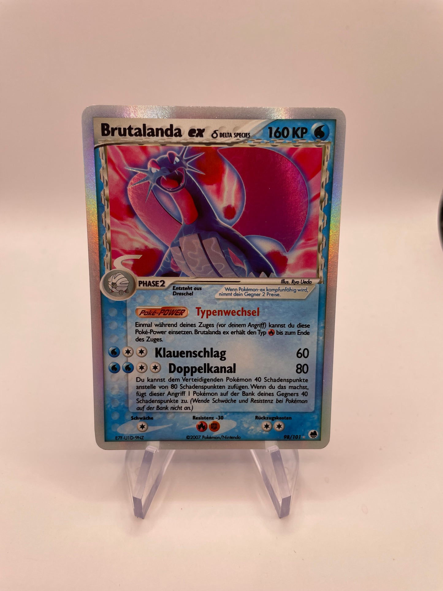 Pokemon Karte Ex Delta Species Brutalanda 98/101 Deutsch