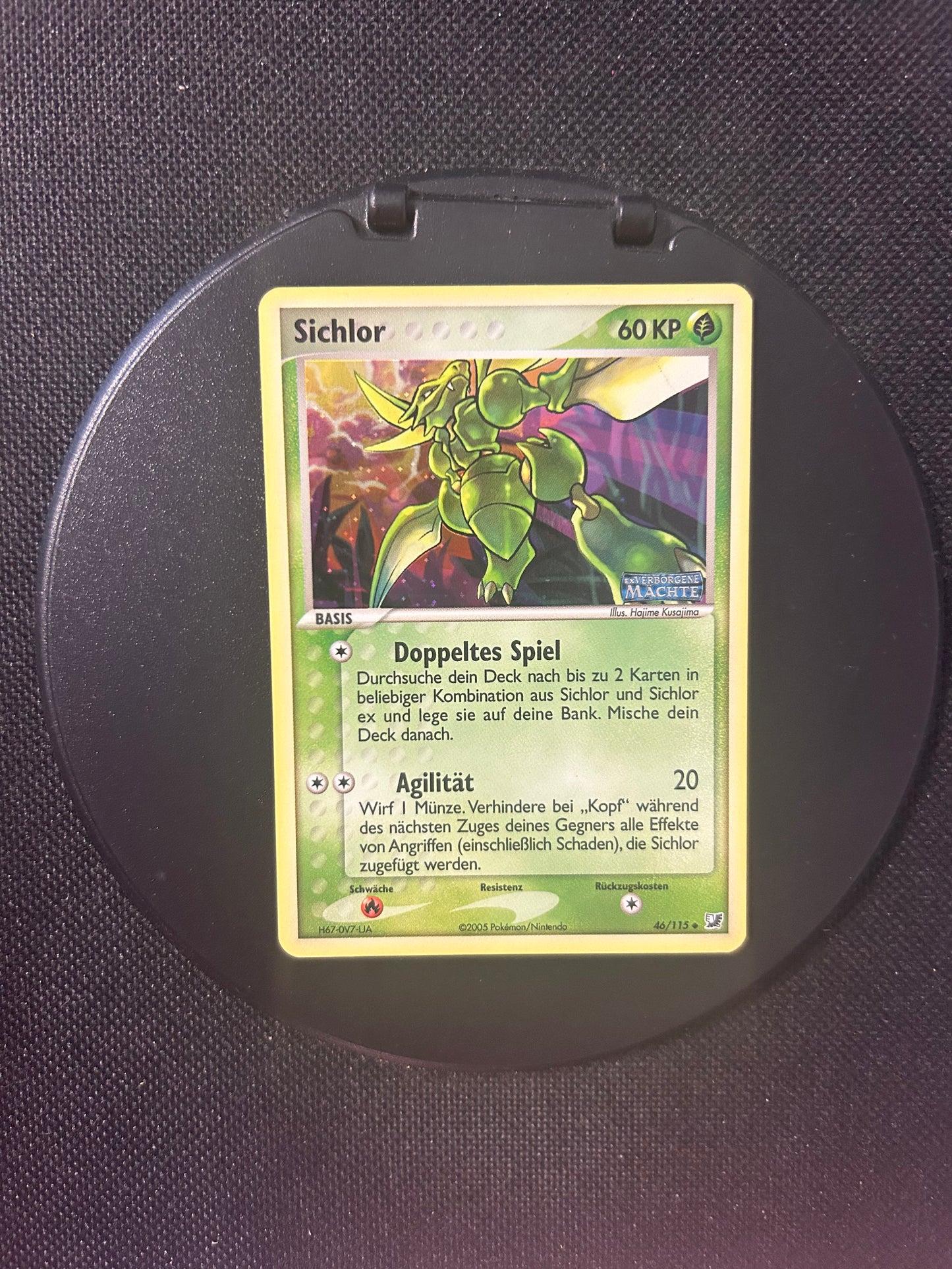 Pokemon Card Reverse Holo Stamp Sichlor 46/115