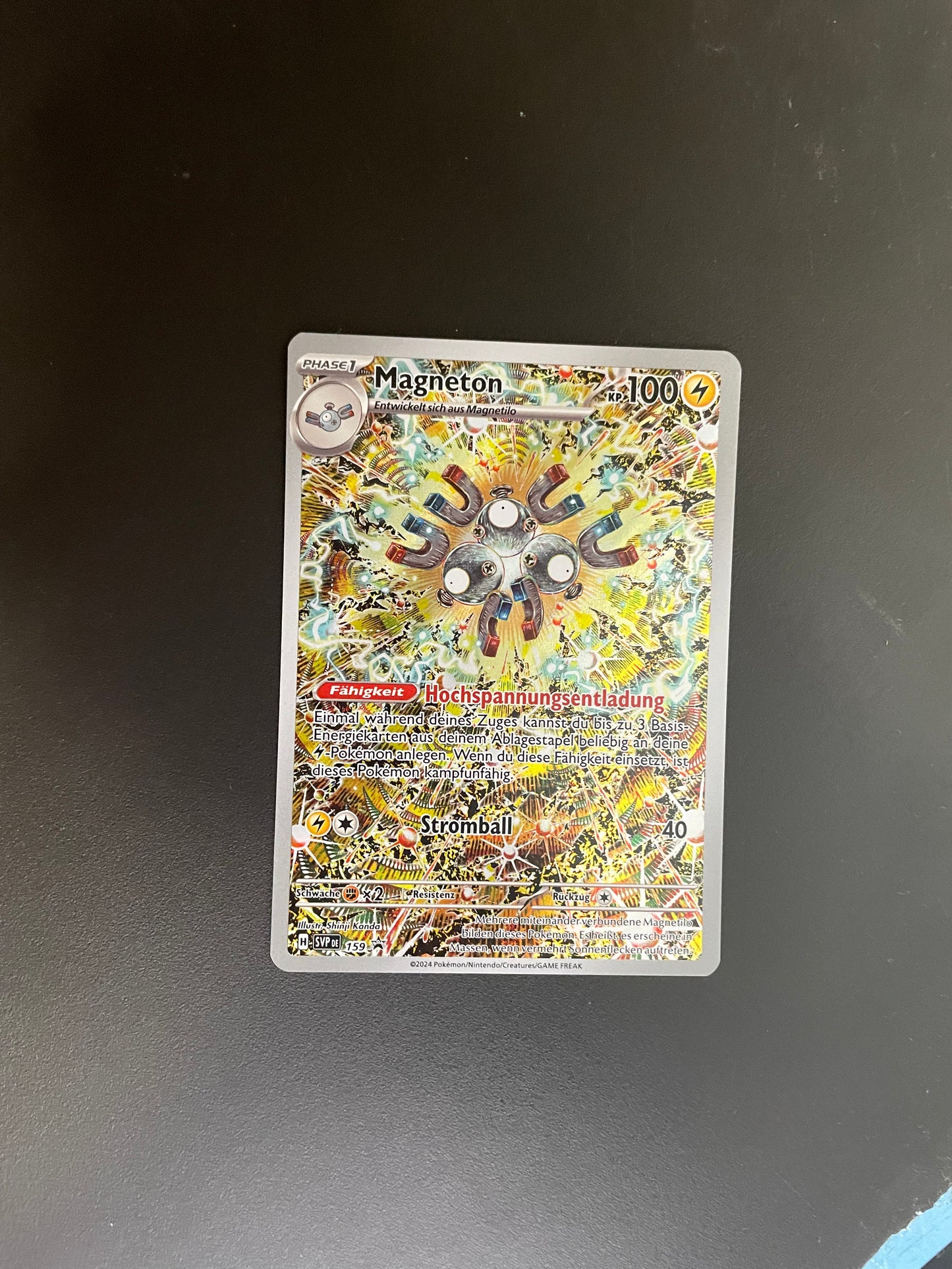 Pokemon Karte Art Rare Promo Magneton 159 Deutsch