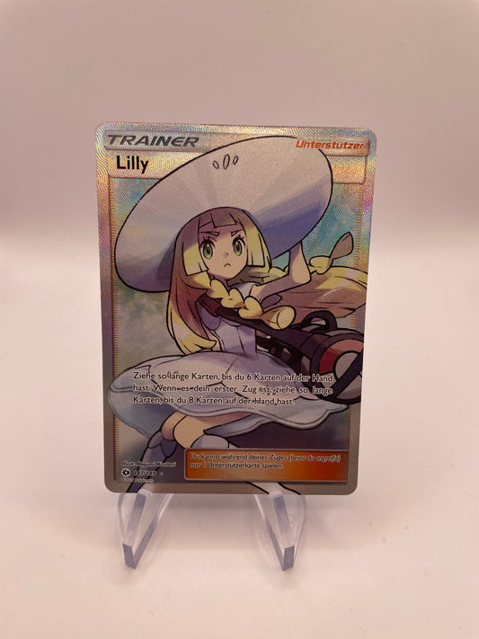 Pokemon Karte Trainer Lilly 147/149 Deutsch