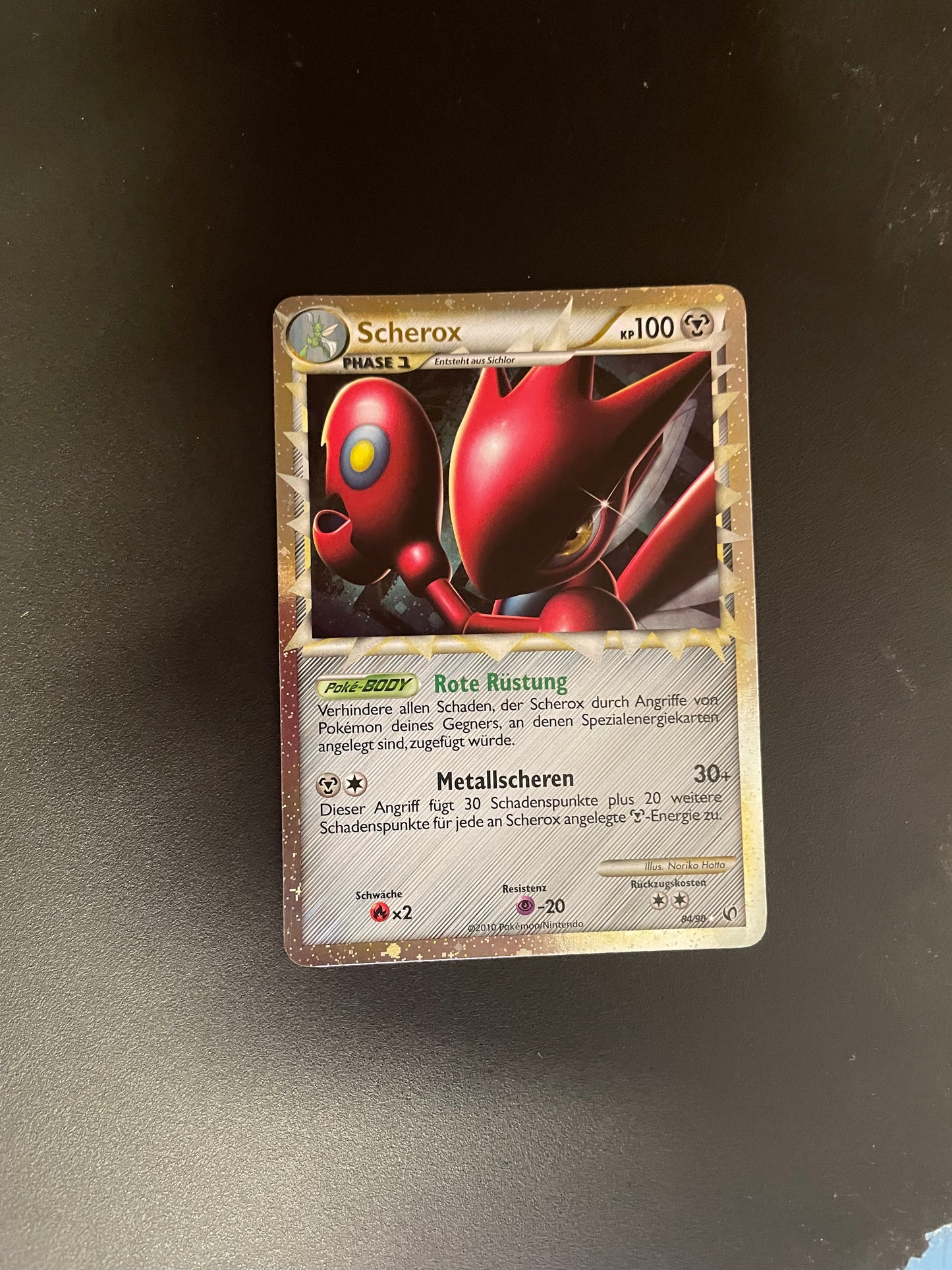 Pokemon Karte Prime Scherox 84/90 Deutsch