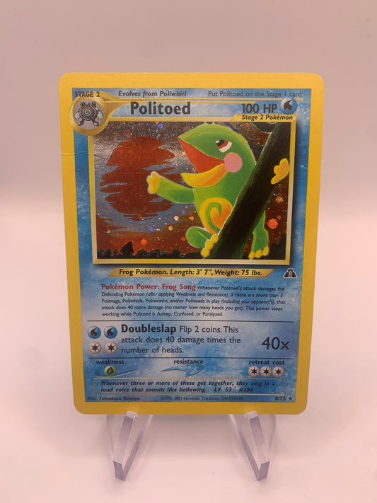 Pokemon Karte Holo Quaxo 8/75 Englisch