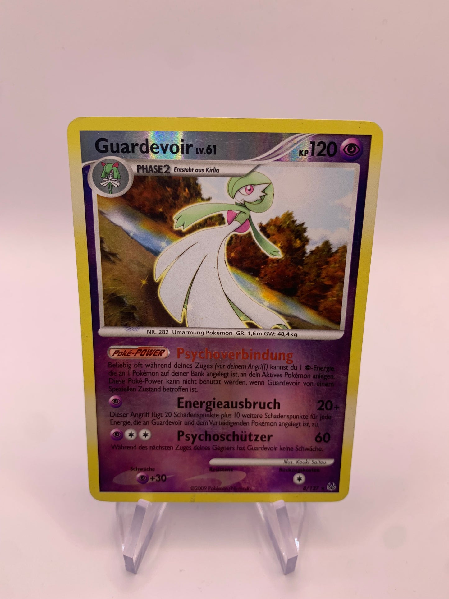 Pokemon Karte Reverse Guardevoir 8/127 Deutsch