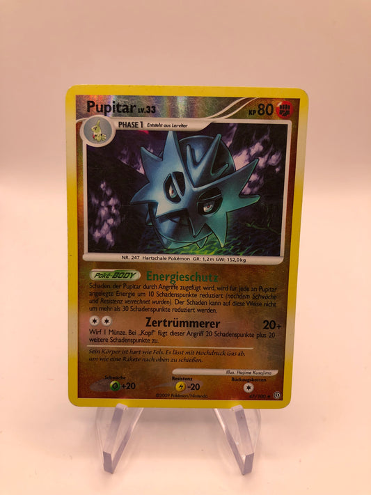 Pokemon Karte Revers Pupitar 47/100 Deutsch
