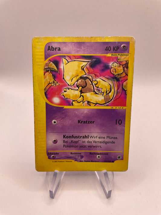 Pokemon Karte E-Series Abra 93/165 Deutsch