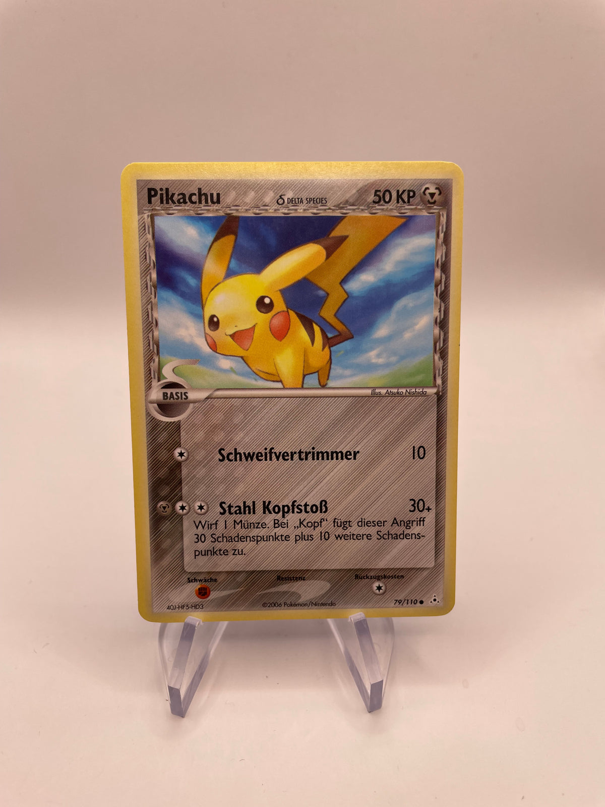 Pokemon Karte Delta Species Pikachu 79/110 Deutsch