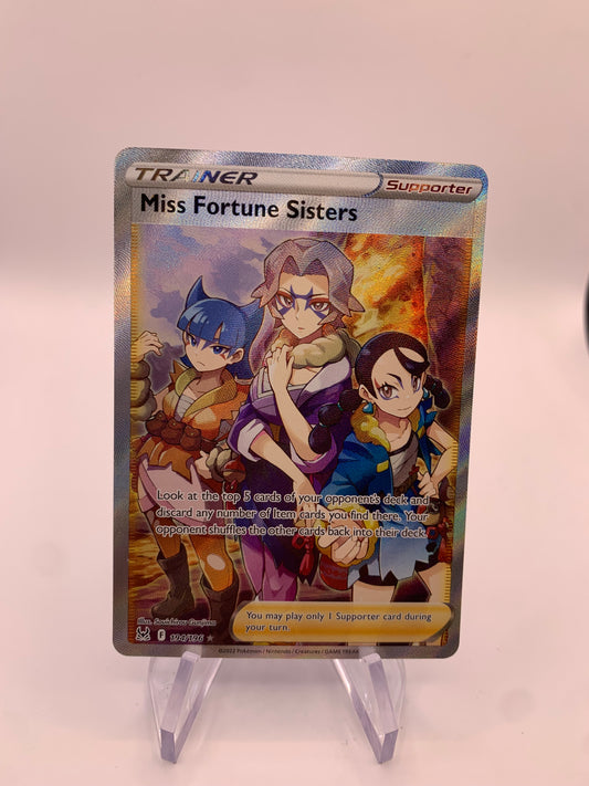 Pokemon Karte Trainer Miss Fortune Sisters 194/196 Englisch