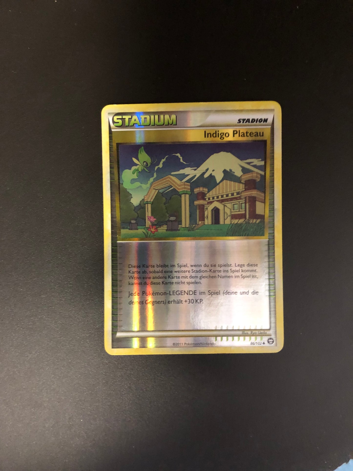 Pokemon Karte Revers Indigo Plateau 86/102 Deutsch