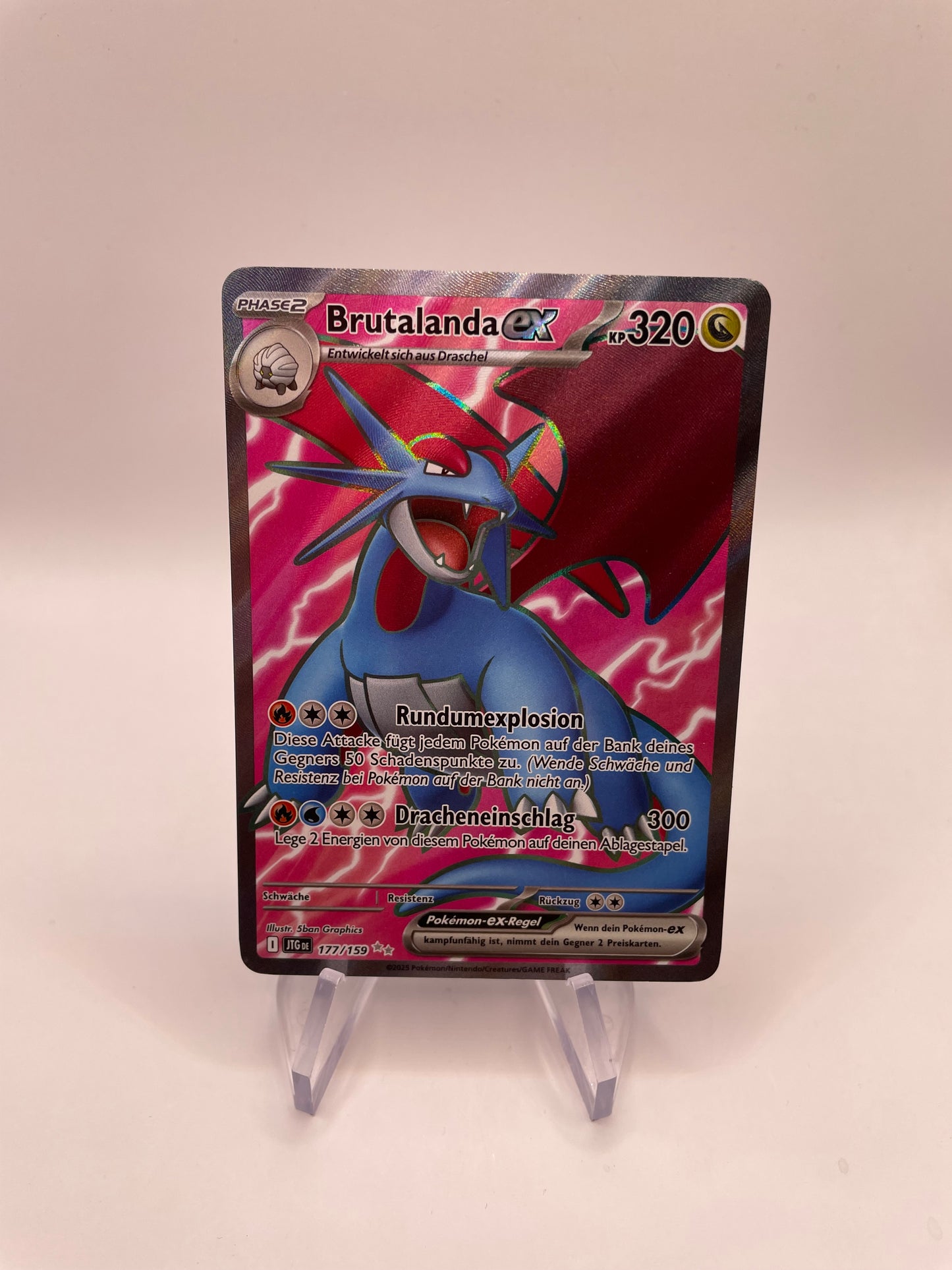 Pokémon Karte Brutalanda Ex 177/159 Deutsch
