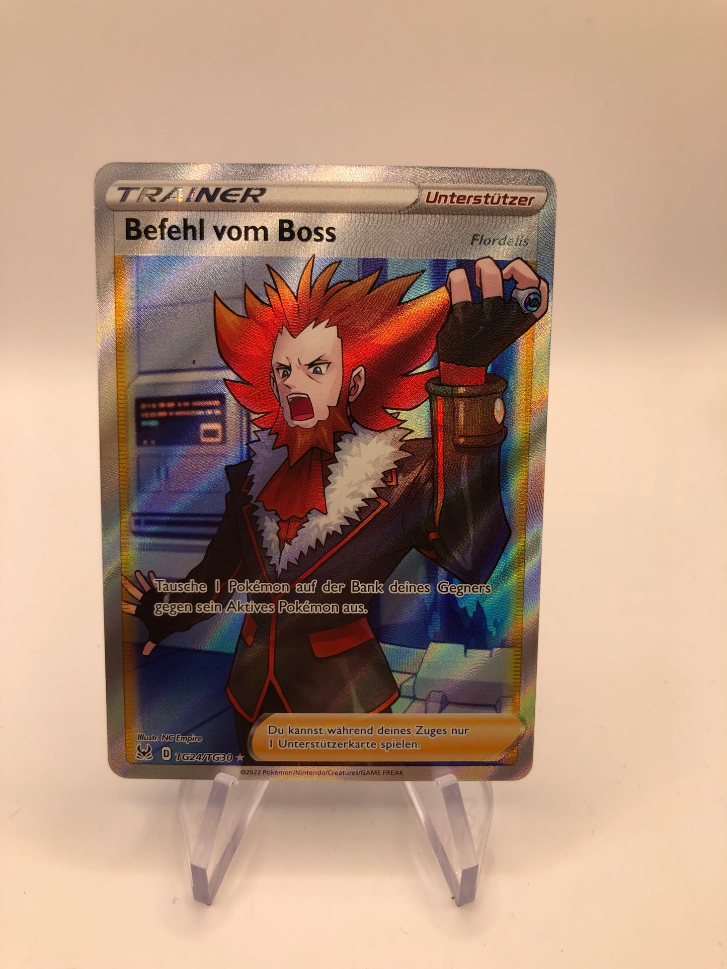 Pokemon Karte Trainer Befehl vom Boss TG24/TG30 Deutsch