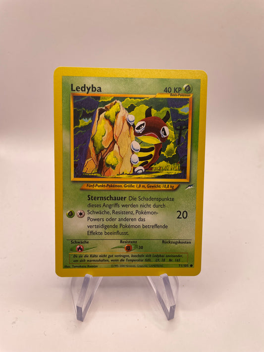 Pokemon Karte Neo Destiny Ledyba 71/105 Deutsch