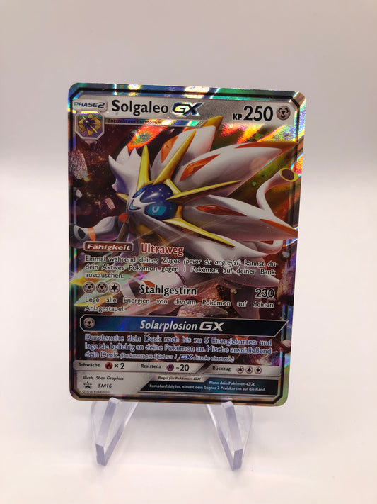 Pokemon Karte GX Solgaleo SM16 Deutsch