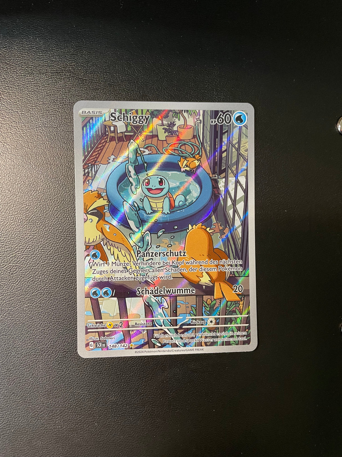 Pokemon Karte Art Rare Schiggy 148/142 Deutsch