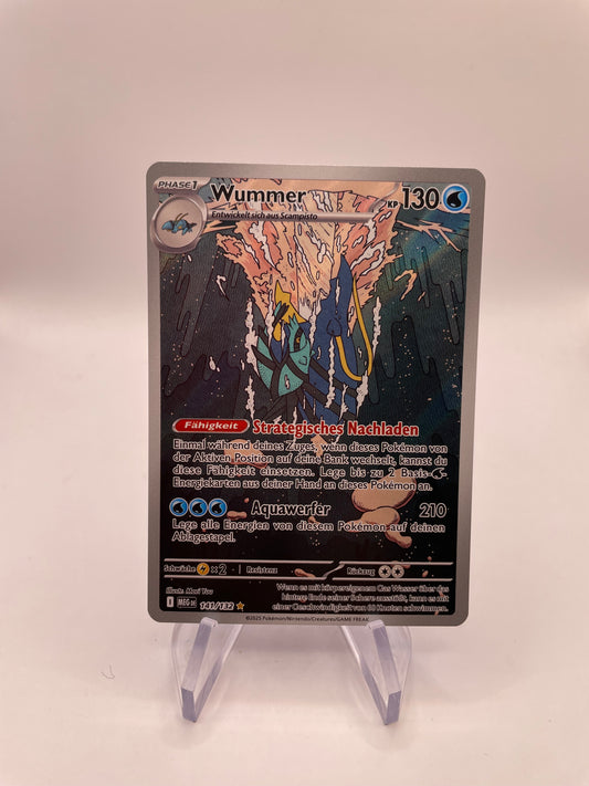Pokémon Karte Art Rare Wummer 141/132 Deutsch