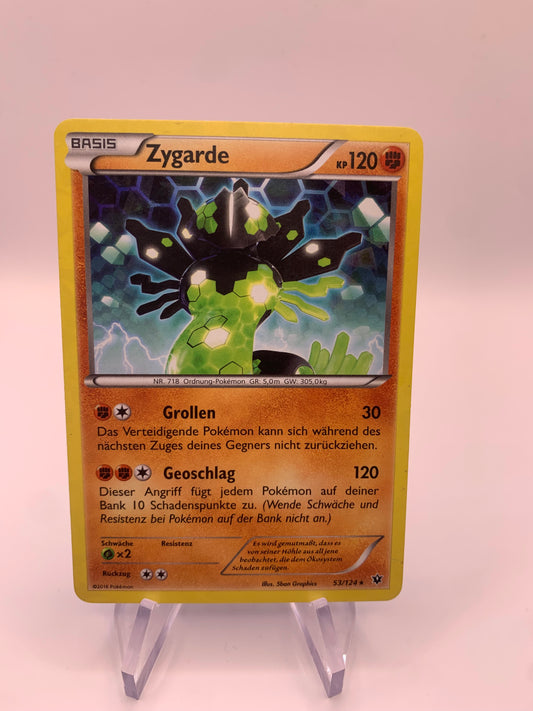 Pokémon Karte Holo Zygarde 53/124 deutsch