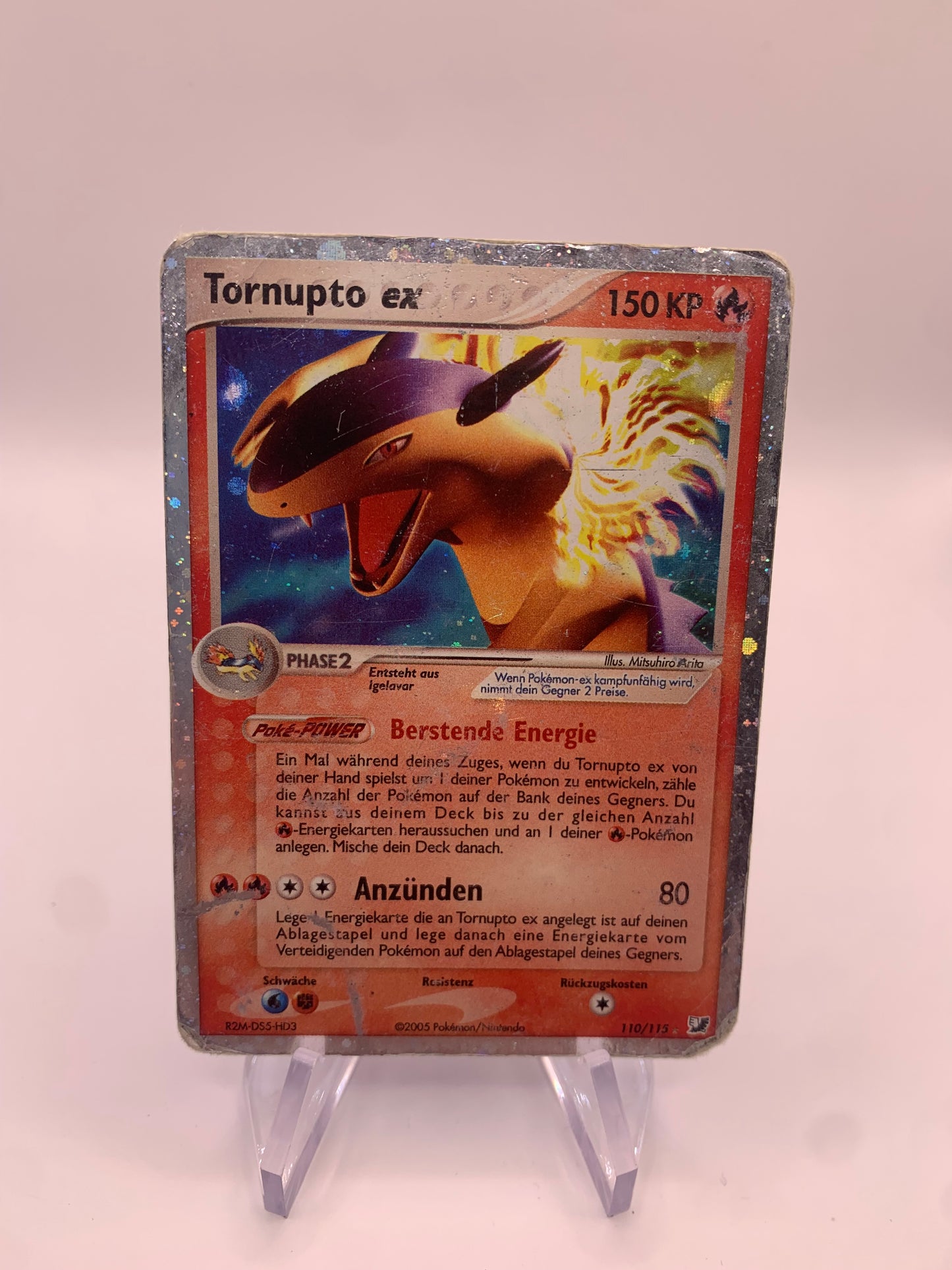 Pokemon Karte Ex Tornupto 110/113 Deutsch