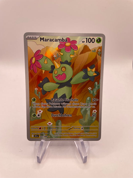 Pokémon Karte Art Rare Maracamba 93/86 Deutsch