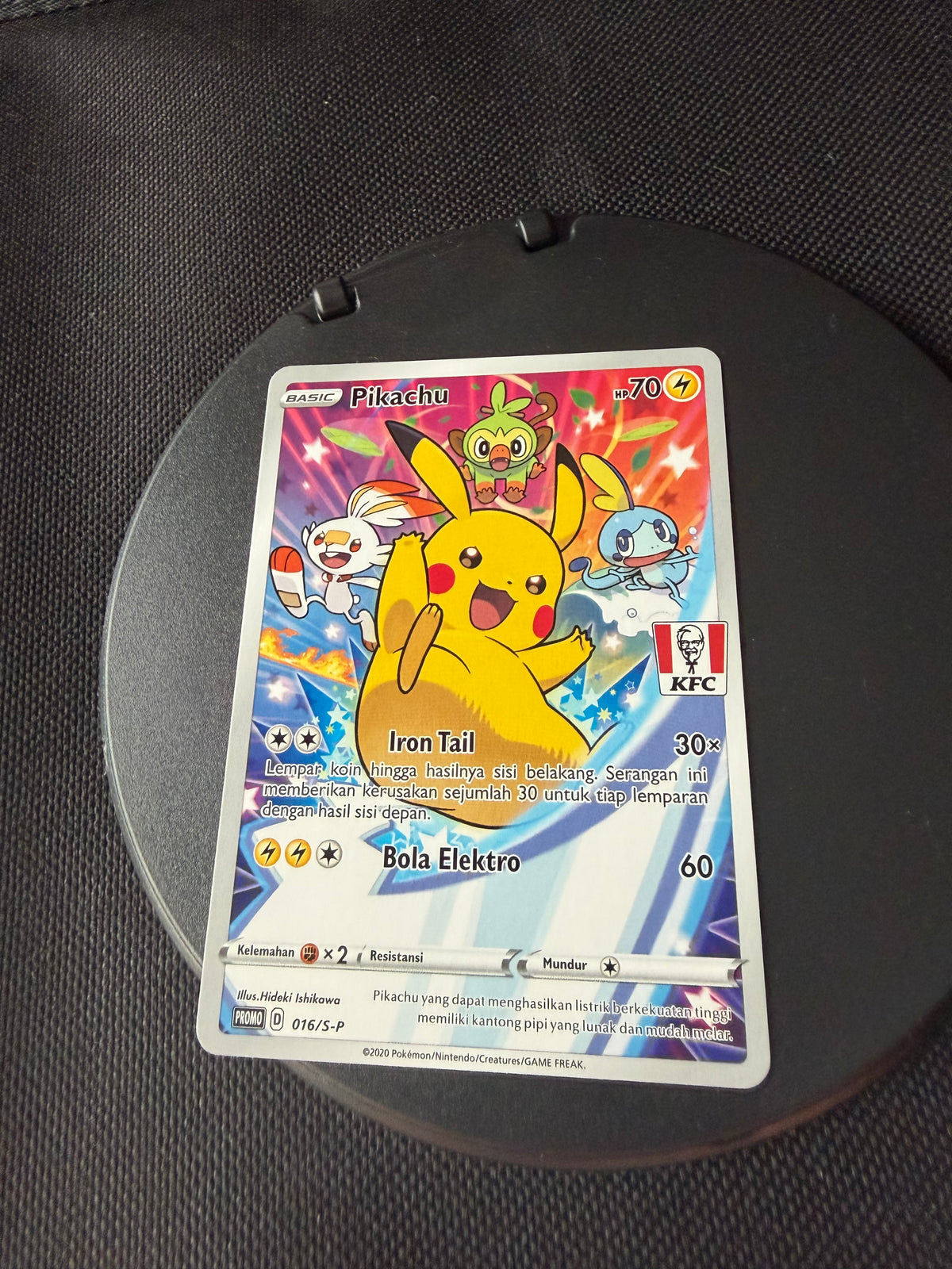Pokemon Karte KFC Promo Pikachu 16/S-P Indonesisch