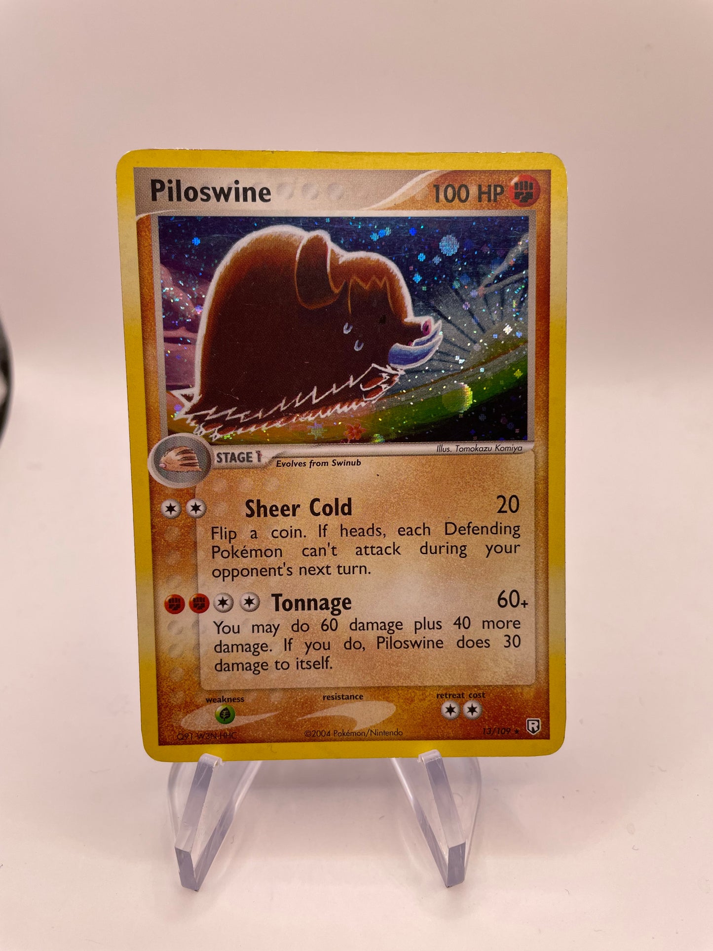 Pokemon Karte Holo Keifel 13/109 englisch