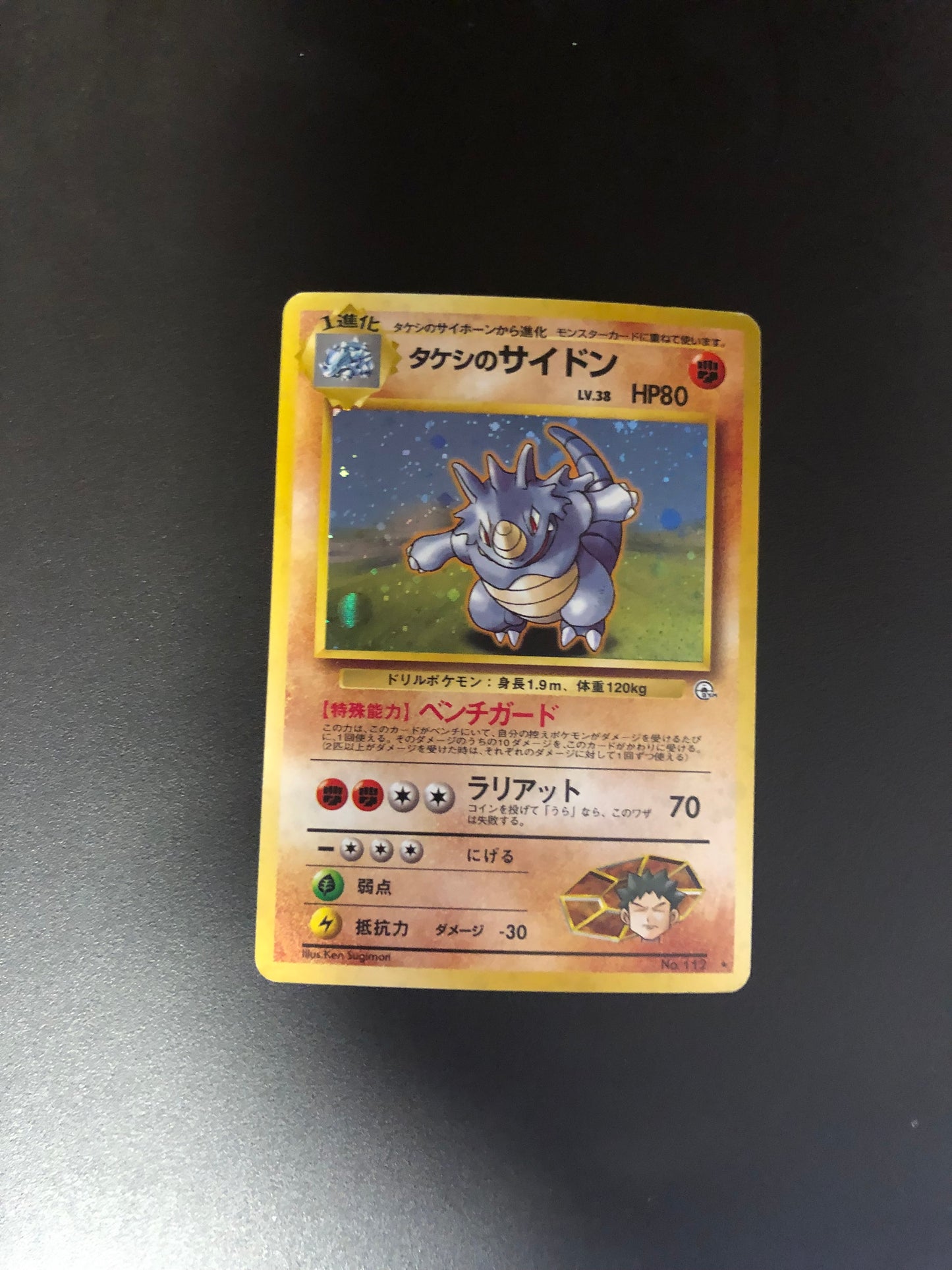 Pokemon Karte Holo Rizeros Japanisch No.112