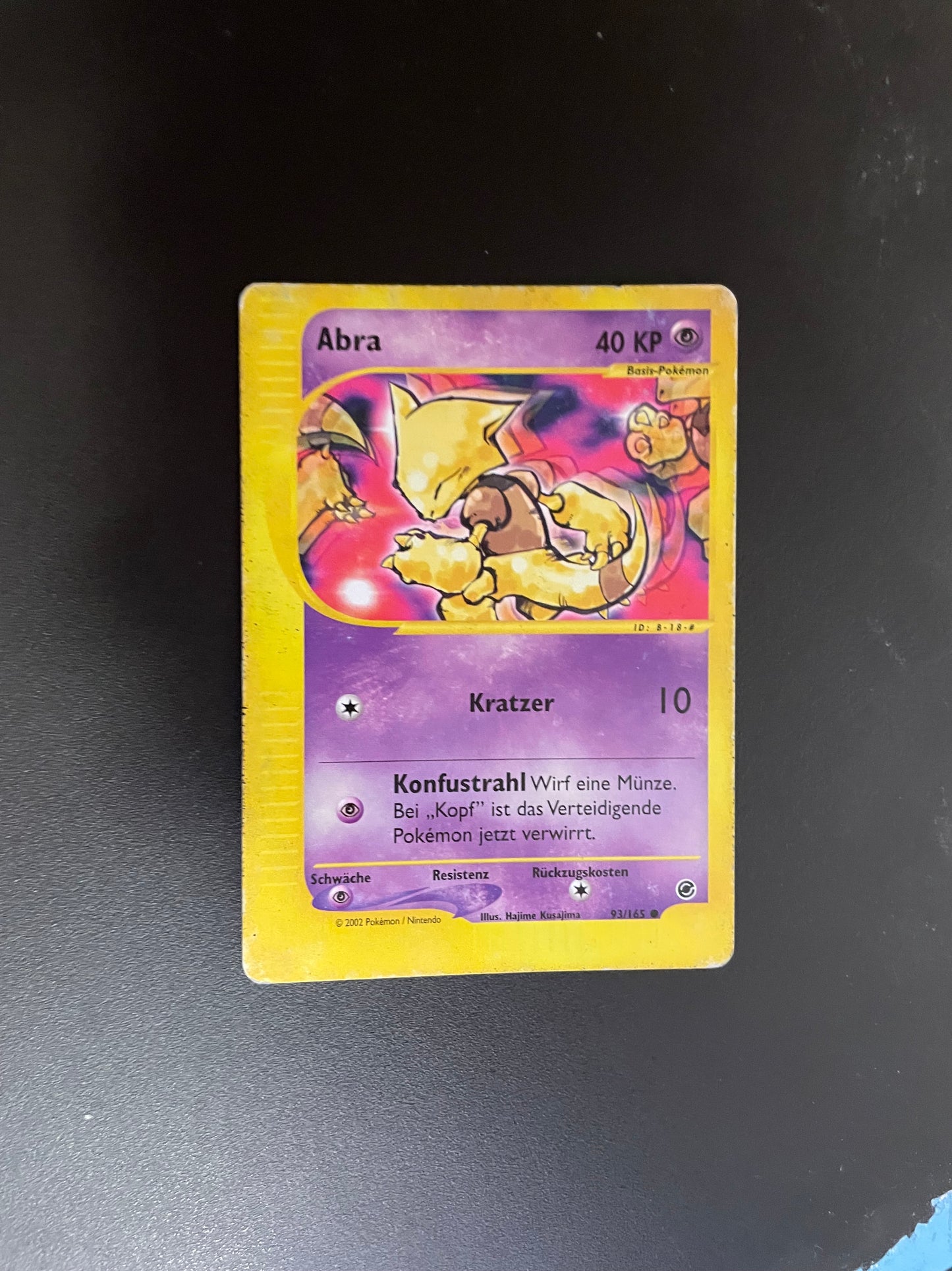 Pokemon Karte E-Series Abra 93/165 Deutsch