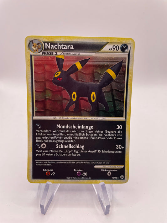 Pokemon Karte Holo Nachtara 10/90 Deutsch