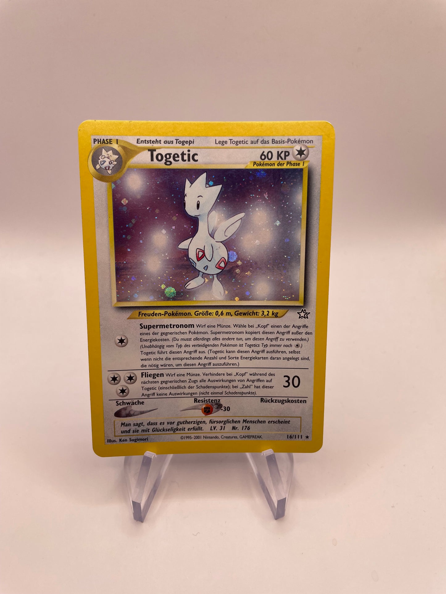 Pokemon Karte Holo Togetic 16/111 Deutsch