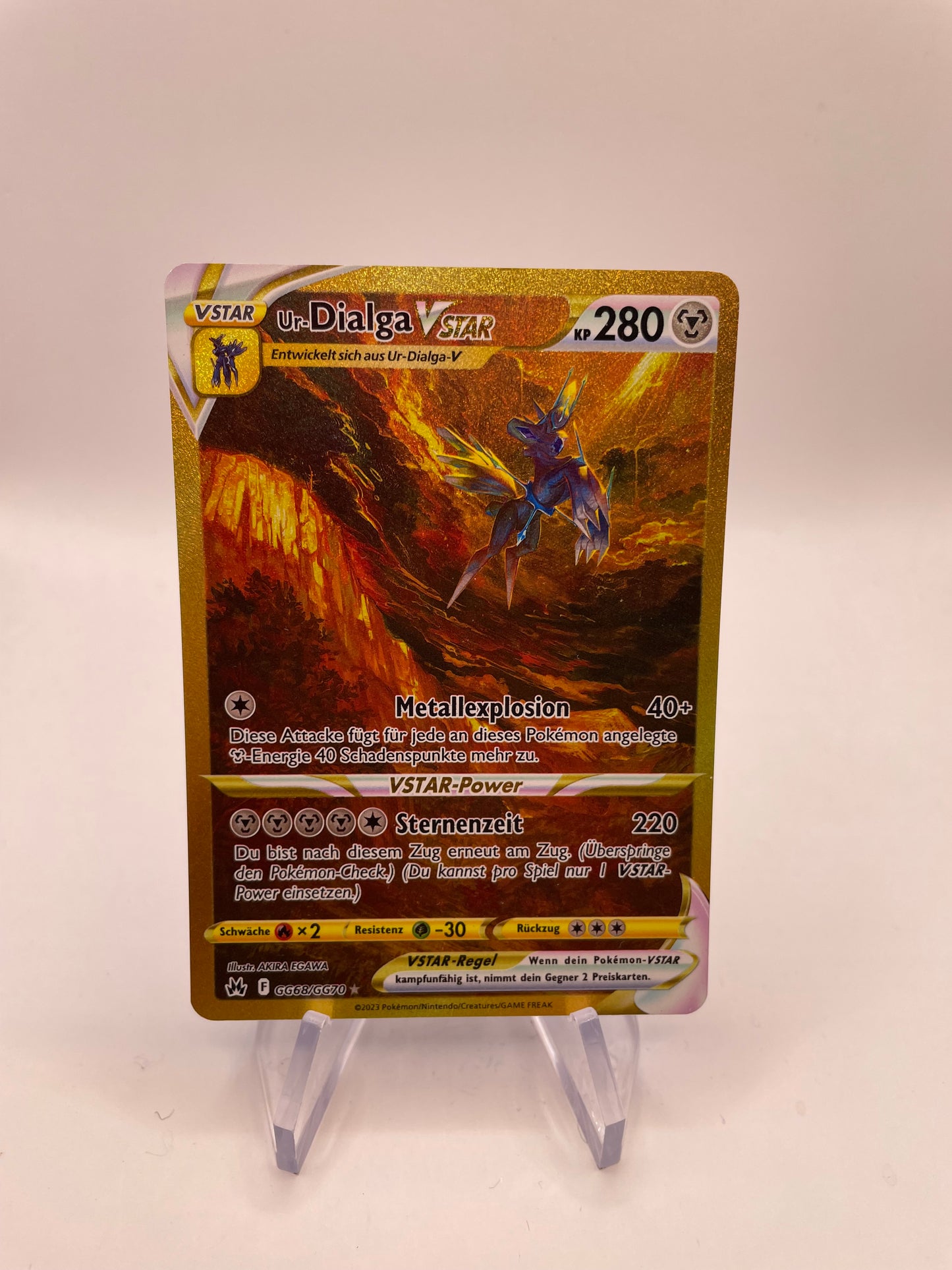 Pokemon Karte Vstar Gold Ur-Dialga GG68/GG70 Deutsch