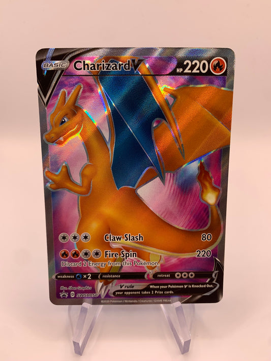 Pokemon Karte V Fullart Promo Glurak SWSH050 Englisch